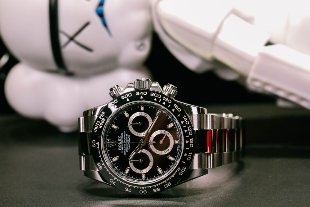 ROLEX M116500LN Cosmograph Daytona in Stainless Steel and Cerachrom Bezel